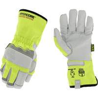 Gants de protection haute visibilit&eacute; contre les &eacute;pingles, Petit, Rev&ecirc;tement Polyur&eacute;thane, ASTM ANSI niveau A5 Les Fournitures Industrielles Méga