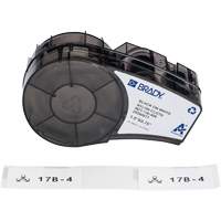 Aggressive Adhesive Multi-Purpose Labels with Ribbon, Black Les Fournitures Industrielles Méga