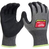 Gants enduits par trempage &agrave; dext&eacute;rit&eacute; &eacute;lev&eacute;e, Petit, Calibre 18, Rev&ecirc;tement Nitrile, ASTM ANSI niveau A9/EN 388 niveau F Les Fournitures Industrielles Méga
