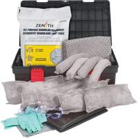 Trousses contre les d&eacute;versements dans une boîte &agrave; outils, Universel, Bac, Absorbance de 31 gal. US Les Fournitures Industrielles Méga