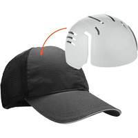 Casquette de baseball standard Skullerz 8946 avec encart, Noir Les Fournitures Industrielles Méga