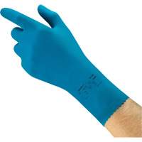 Gants r&eacute;sistants aux produits chimiques AlphaTec 88-356 pour l'industrie alimentaire, Taille 7, 12" lo, Latex de caoutchouc, 17 mils Les Fournitures Industrielles Méga