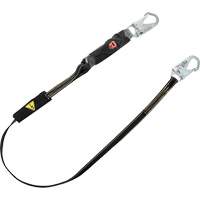 V-Series Welding Energy Absorbing Lanyard, 6', Snap Hook Center, Snap Hook Leg Ends, Kevlar&reg;/Metal/Nylon Les Fournitures Industrielles Méga
