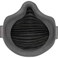 Masques jetables AirWave de la s&eacute;rie M noirs avec SmartStrap et bride compl&egrave;te en mousse, N95, Certifi&eacute; NIOSH, Moyen/grand Les Fournitures Industrielles Méga