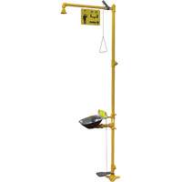 Poste de douche oculaire & douche de s&eacute;curit&eacute; Halo Les Fournitures Industrielles Méga