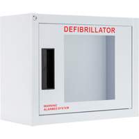 Armoire compacte standard pour DEA avec alarme, Philips/Defibtech/Heartsine Pour, Non m&eacute;dical Les Fournitures Industrielles Méga