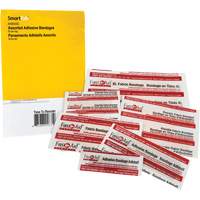 Recharge de bandages adh&eacute;sifs SmartCompliance, Assorti, Tissu/Plastique, Non st&eacute;rile Les Fournitures Industrielles Méga