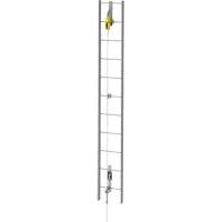 Ensemble de c&acirc;bles de s&eacute;curit&eacute; pour &eacute;chelle verticale Latchways, Acier inoxydable Les Fournitures Industrielles Méga