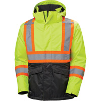 Alta Winter Jacket, Polyester, Black/High Visibility Lime-Yellow, Small Les Fournitures Industrielles Méga