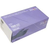 Gants jetables de calibre m&eacute;dical, Petit, Nitrile, 6 mils, Sans poudre, Noir, Classe 2 Les Fournitures Industrielles Méga