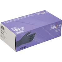 Medical Grade Disposable Gloves, Medium, Nitrile, 6-mil, Powder-Free, Black, Class 2 Les Fournitures Industrielles Méga