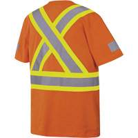 6978 T-shirt de s&eacute;curit&eacute;, Coton, Grand, Orange Les Fournitures Industrielles Méga
