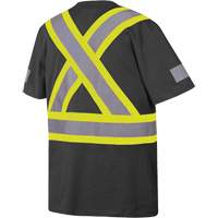 6976 T-shirt de s&eacute;curit&eacute;, Coton, Petit, Noir Les Fournitures Industrielles Méga