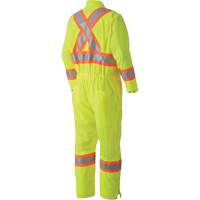 5999A Combinaison de s&eacute;curit&eacute; routi&egrave;re, T-petit, Jaune lime haute visibilit&eacute; Les Fournitures Industrielles Méga