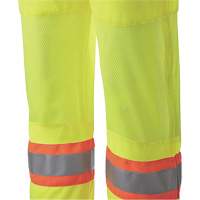 6000 Safety Overalls, Polyester, X-Small, High Visibility Lime-Yellow Les Fournitures Industrielles Méga