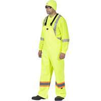 5629 The Rock 300D Bib Pants, Polyester, Small, High Visibility Lime-Yellow Les Fournitures Industrielles Méga
