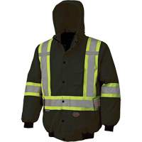 5026 Waterproof 7-in-1 Bomber Jacket, Polyester, Black, X-Small Les Fournitures Industrielles Méga