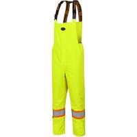 5054 Salopettes isol&eacute;es The Rock 300D, Polyester, Petit, Jaune lime haute visibilit&eacute; Les Fournitures Industrielles Méga
