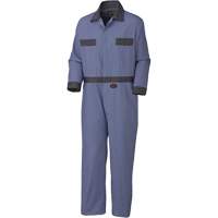 5133 Coveralls with Concealed Brass Buttons, Men's, Navy Blue, Size 36 Les Fournitures Industrielles Méga
