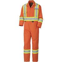 5513T Combinaison pour lavage industriel, 40 (grand taille), Orange haute visibilit&eacute; Les Fournitures Industrielles Méga