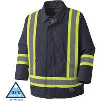 5535A Quilted Duck Parka, Navy Blue, Small Les Fournitures Industrielles Méga