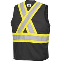 7729 Veste r&eacute;sistante aux arcs &eacute;lectriques FR-Tech, Petit, Noir, 10 cal/cm² Les Fournitures Industrielles Méga