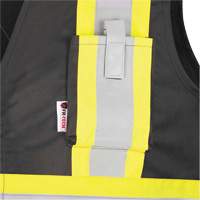 7729 Veste r&eacute;sistante aux arcs &eacute;lectriques FR-Tech, Petit, Noir, 10 cal/cm² Les Fournitures Industrielles Méga