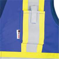 7730 Veste r&eacute;sistante aux arcs &eacute;lectriques FR-Tech, Petit, Bleu royal, 10 cal/cm² Les Fournitures Industrielles Méga