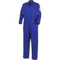 7779 FR-Tech&reg; 88/12 Arc Rated Flame Resistant Coveralls, Size 36, Royal Blue Les Fournitures Industrielles Méga