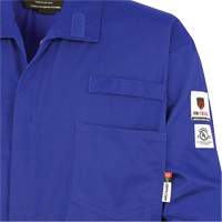 7779 FR-Tech&reg; 88/12 Arc Rated Flame Resistant Coveralls, Size 36, Royal Blue Les Fournitures Industrielles Méga