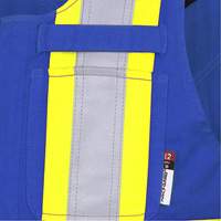 7714 FR-Tech&reg; Flame-Resistant Overalls, Small, Royal Blue Les Fournitures Industrielles Méga