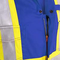7706T FR-Tech&reg; Flame-Resistant Coverall with Leg Zippers, Size 40 (Tall), Royal Blue, 9.7 cal/cm² Les Fournitures Industrielles Méga