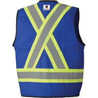 7733 Veste d'arpenteur ignifuge et r&eacute;sistant aux arcs &eacute;lectriques FR-Tech, Petit, Bleu royal, 9,7 cal/cm² Les Fournitures Industrielles Méga