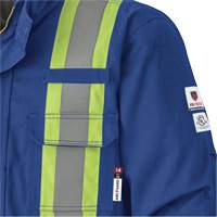 5523 Manteau de s&eacute;curit&eacute; ignifuge, Petit, Bleu royal, 58 cal/cm² Les Fournitures Industrielles Méga