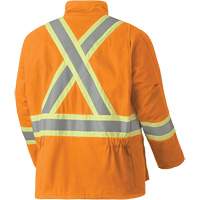 5533 Manteau de s&eacute;curit&eacute; ignifuge, Petit, Orange haute visibilit&eacute;, 58 cal/cm² Les Fournitures Industrielles Méga