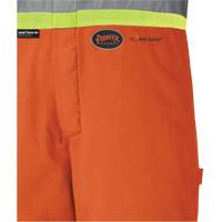 5534A Flame-Resistant Quilted Safety Overalls, Small, Orange Les Fournitures Industrielles Méga