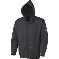 337 Flame-Resistant Zip Style Hoodie, Men's, X-Small, Black, 22 cal/cm² Les Fournitures Industrielles Méga