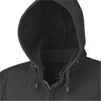 337 Flame-Resistant Zip Style Hoodie, Men's, X-Small, Black, 22 cal/cm² Les Fournitures Industrielles Méga