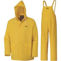 577 V&ecirc;tements imperm&eacute;ables 3 morceaux, Polyester/PVC, 6T-Grand, Jaune Les Fournitures Industrielles Méga