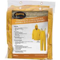 577 V&ecirc;tements imperm&eacute;ables 3 morceaux, Polyester/PVC, 6T-Grand, Jaune Les Fournitures Industrielles Méga