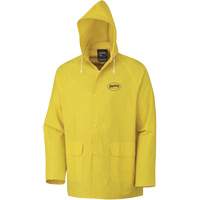 577J Veste imperm&eacute;able, Polyester/PVC, Petit, Jaune Les Fournitures Industrielles Méga