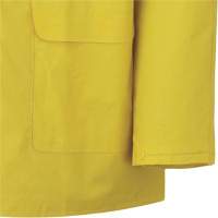 577J Veste imperm&eacute;able, Polyester/PVC, Petit, Jaune Les Fournitures Industrielles Méga