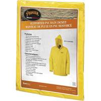 577J Veste imperm&eacute;able, Polyester/PVC, Petit, Jaune Les Fournitures Industrielles Méga