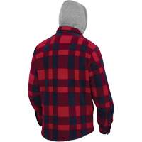 415RB Chemise &agrave; capuche matelass&eacute;e, Hommes, Petit, Multicolore Les Fournitures Industrielles Méga