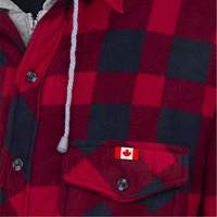 415RB Chemise &agrave; capuche matelass&eacute;e, Hommes, Petit, Multicolore Les Fournitures Industrielles Méga