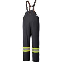 5895BK Flame-Resistant Waterproof Stretch Bib Pants, X-Small, Black Les Fournitures Industrielles Méga