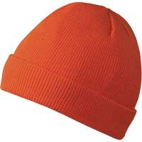 5564A Tuque doubl&eacute;e, Doublure en Acrylique, Taille unique, Orange haute visibilit&eacute; Les Fournitures Industrielles Méga