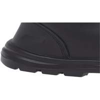 1027 Bottes de travail 8" noires, Cuir, Embout Acier, Taille 10 Les Fournitures Industrielles Méga