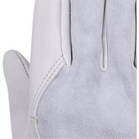 535G Gants de chauffeur beige, Petit, Paume en Cuir fleur de vache Les Fournitures Industrielles Méga