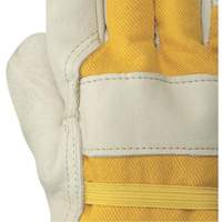 537FLRF Gants d'appareilleur isol&eacute;s, Taille unique, Paume en Cuir fleur de vache, Doublure en Boa Les Fournitures Industrielles Méga